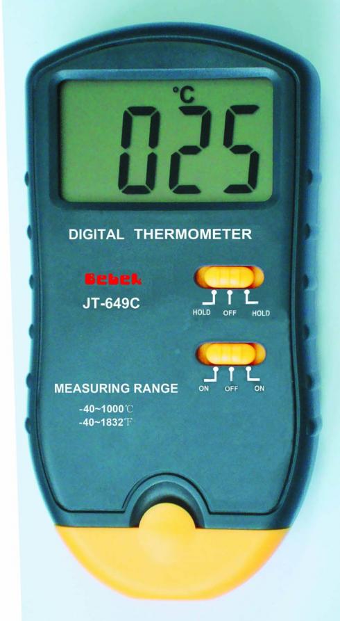 Digitaalinen käsilämpömittari. K-tyypin lanka-anturilla. JT-07 anturilla -40...+500°C. TARJOUSHINTA ( norm 15e ). - Tuotekuva
