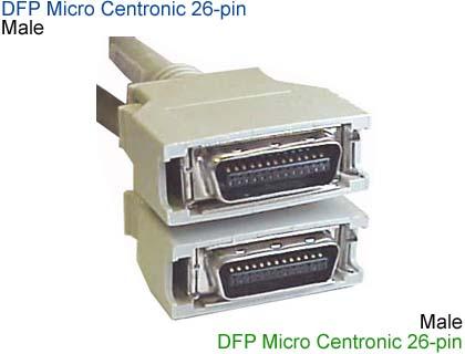 Micro-centronic kaapeli, 26 pin. Pituus n. 4.5m - Tuotekuva