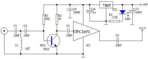UPC1651 FM transmitter circuit - Tuotekuva