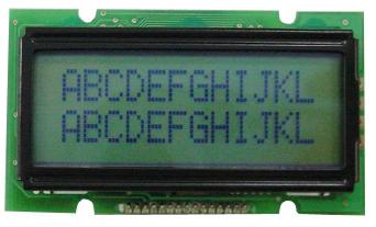  LCD MODULE BC1202A 12 X 2 CHARACTER  taustavalolla CONTRAST Adjustment - Tuotekuva